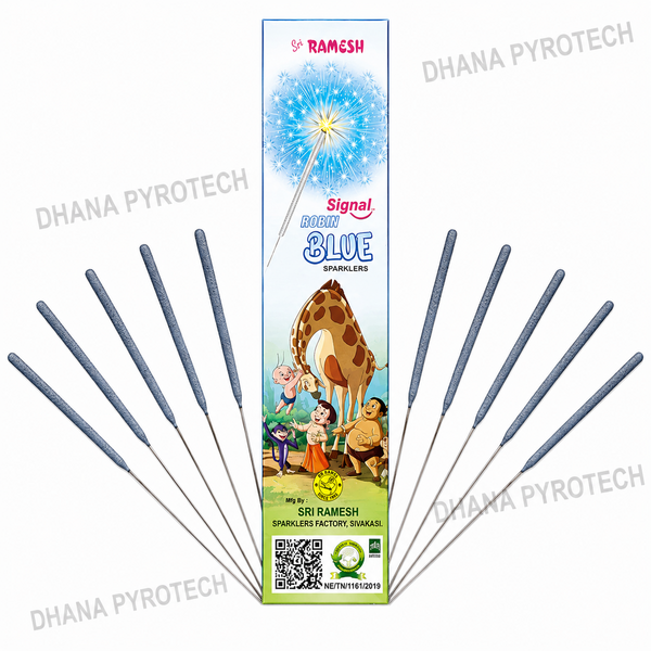 10 cm Blue Sparklers