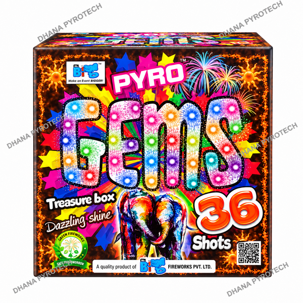 Pyro Gems (2 1/2" 36 shot)