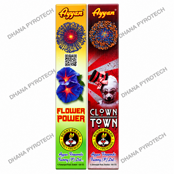 4''Flower Power / Clown Town