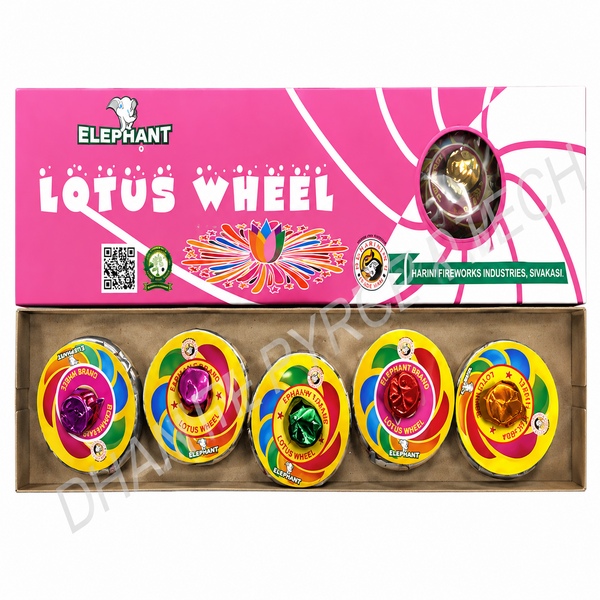 Lotus Wheel (Chakkar with Flowerpots)