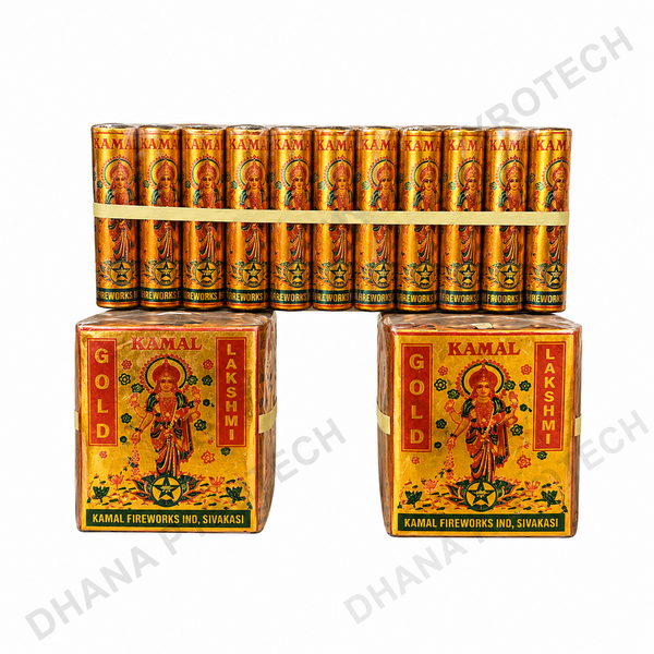 4" Deluxe Gold Lakshmi