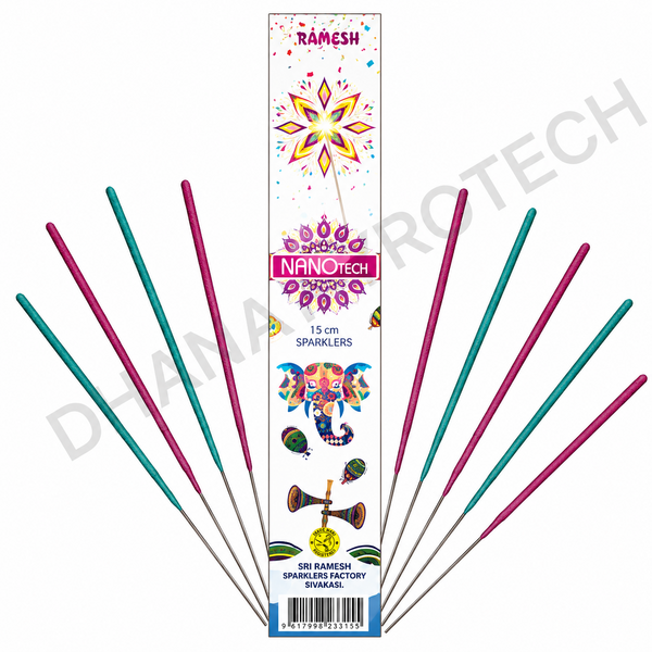 15 cm NanoTech Less Smoke Sparklers