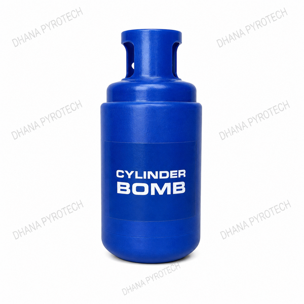 Blue Cylinder Bomb (Flower Pot with Bomb)