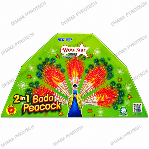 Mega Bada 2 in 1 Peacock