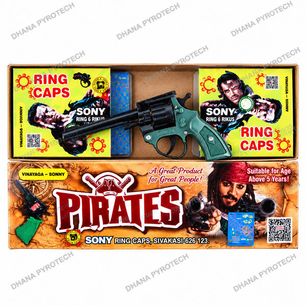 PIRATES Gun with 10 Ring Cap